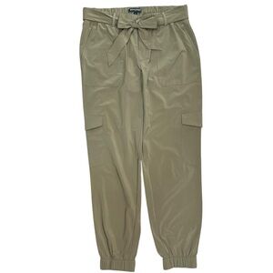 Banana Republic Lightweight Tie-waist ankle jogger pant Olive green size Small